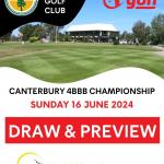 2024 Canterbury 4BBB Preview and Draw Insta