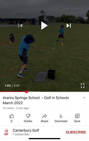 Golf in Schools Video picture