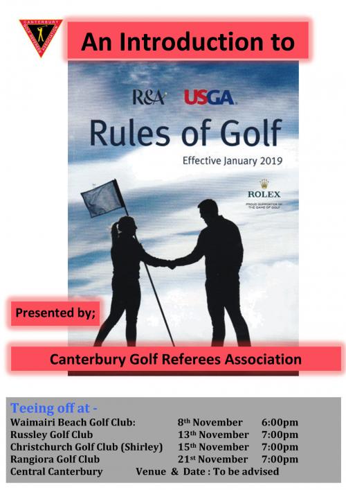 CGRA 2019 Rules Courses