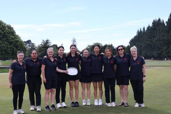 Team with salver