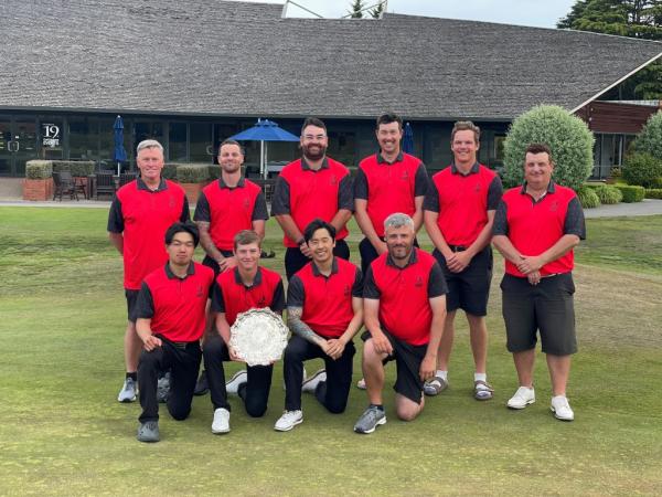 Mens Team with salver